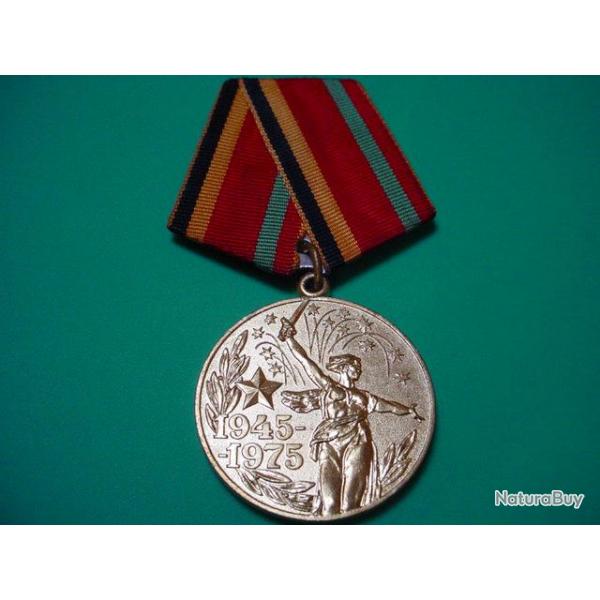 Belle mdaille de l'URSS du 30me de la Victoire de la Grande Guerre Patriotique 1941-1945.