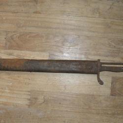 BAÏONNETTE MAUSER 98 AVEC LAME A DENTS DE SCIE