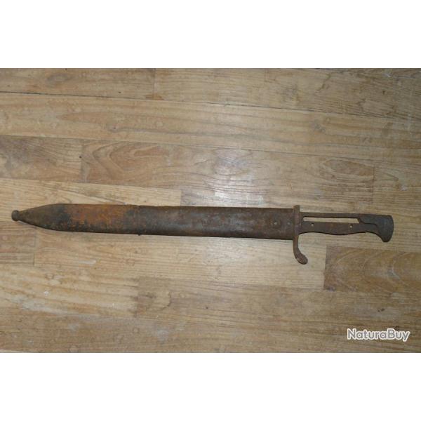 BAONNETTE MAUSER 98 AVEC LAME A DENTS DE SCIE