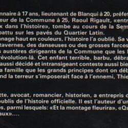 Commune de paris , guerre 1870-71 , raoul rigault 25 ans , communard , chef de la police