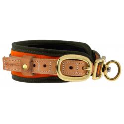 Collier chien de sang Niggeloh orange fluo 48/60 cm.