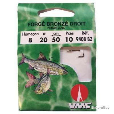 50B 6 X CHAINEYE CATS WHISKER BLACK LONG SHANK LURES TROUT SIZE 10