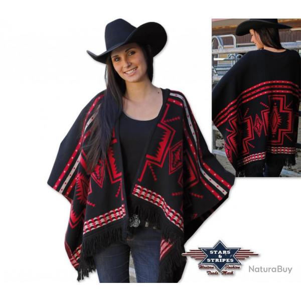 Poncho western country chaud
