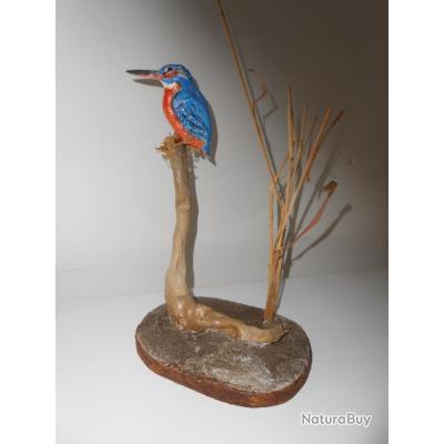 Sculpture Ancienne Lombok – Pêcheur En Bois Sculpté à La Main – Indonésie
