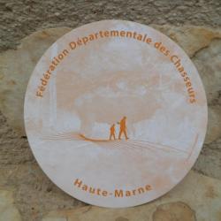 Magnifique autocollant "Fédération Départementale des Chasseurs de la Haute-Marne"