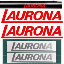 2x LAURONA Vinyle Autocollant pour canon. 11 couleurs et 3 tailles au choix