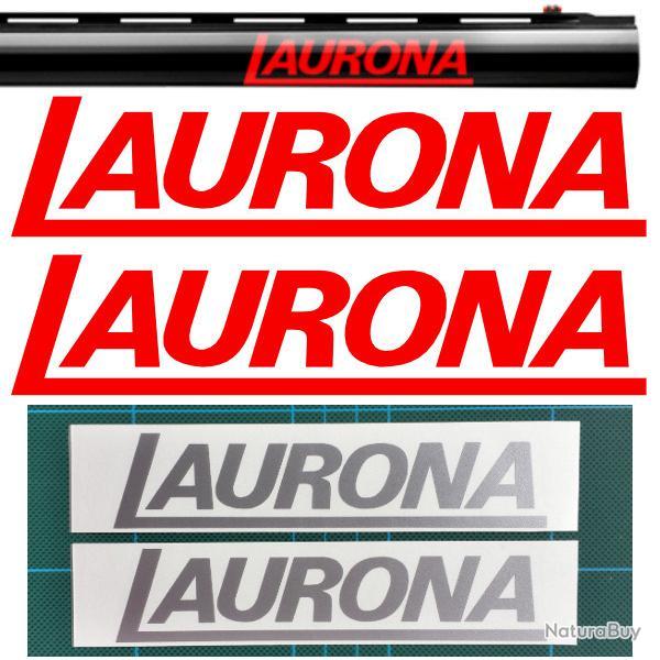 2x LAURONA Vinyle Autocollant pour canon. 11 couleurs et 3 tailles au choix