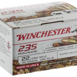 Balles Winchester 22 LR Super X LHP Copper Plated