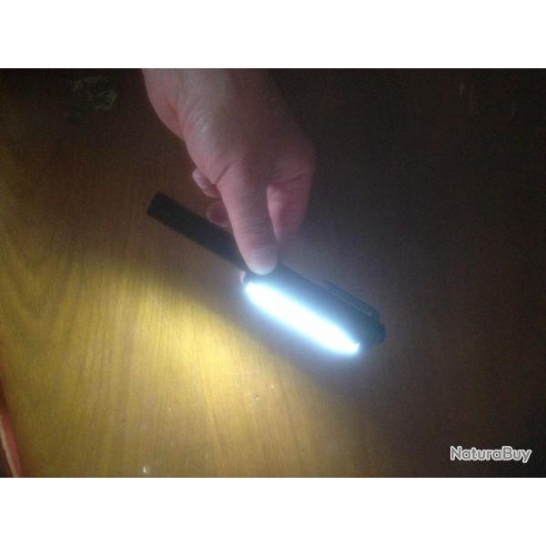 LAMPE TORCHE STYLO 9 LEDS ULTRA PUISSANTES (POLICE, CAMPING, RANDONNEE ETC..)