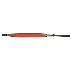 Bretelle droite néoprène pour carabine à boucle standard - Niggeloh Orange