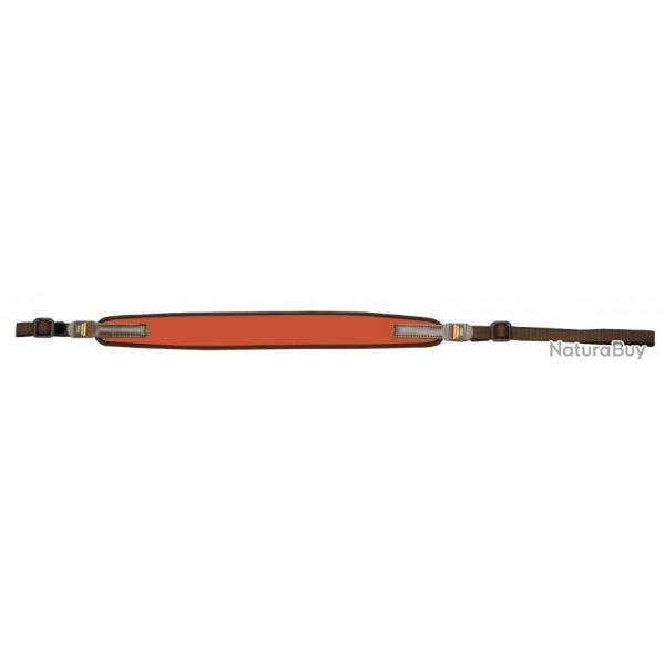 Bretelle droite noprne pour carabine  boucle standard - Niggeloh Orange