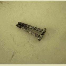 2 vis de platine de pistolet de gendarmerie mod&egrave;le AN 9  ( bon &eacute;tat).