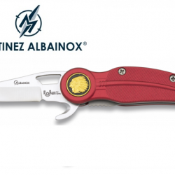 Couteau Pliant mini plume rouge / tête indien Lame de 6 cm