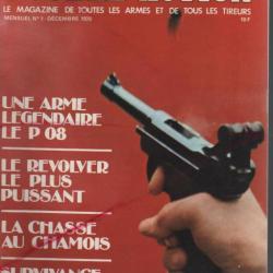 double action n° 1 décembre 1978 , le p 08 , la 30.30, 44 magnum , chasse au chamois , armes blanche