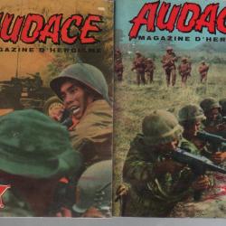 roman photo guerre , audace magazine d'héroisme pacifique , vietnam et corée , 1966