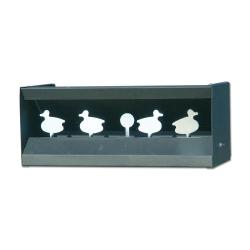 Cible de tir acier chromé magnétique Pellet Trap 5kg 50x22x20cm