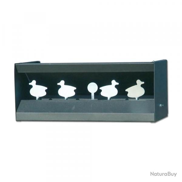 Cible de tir acier chromé magnétique Pellet Trap 5kg 50x22x20cm