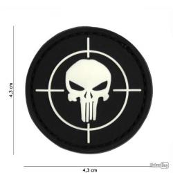 PATCH 3D PVC PUNISHER SIGHT NOIR