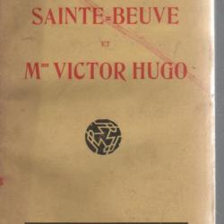 sainte-beuve et mme victor hugo benoit-lévy  la renaissance du livre 1927 ,