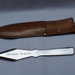 Couteau de jet TRU-BALANCE PROFESSIONAL USA modele 1970 vintage