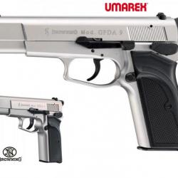 Pistolet Militaire Browning  Mod. GPDA 9  Nickelé     // Umarex