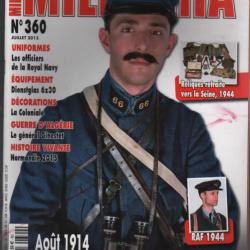 Militaria magazine 360 juillet 2015 officiers royal navy , dientsglas 6x30, déco la coloniale , alg