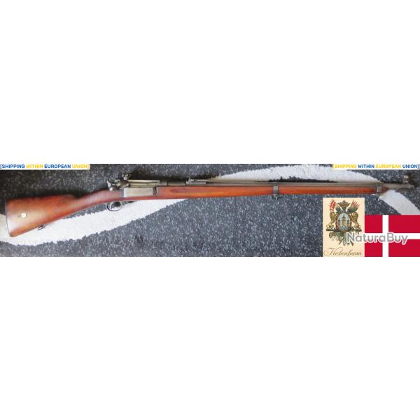 Krag Jorgensen 1889 danois ~ monomatricule // Copenhague 1930 / guidon d'origine + dioptres / 8x58RD
