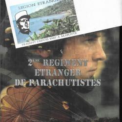 2ème régiment étranger de parachutistes 2007-2008 + enveloppe comores