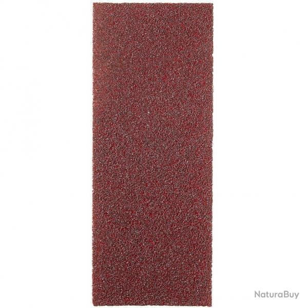 Blister de 10 patins Corindon non. perf. 115x280 Gr.40 pour ponceuse Sidamo