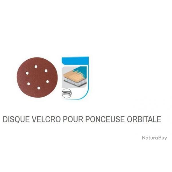 Disque Velcro 8 Trous D.115 Gr 120 Leman