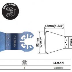 Spatule flexible acier carbone 52x45 mm SK7 4010.01 Leman