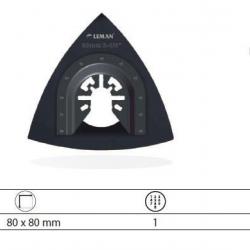 Plateau de ponçage auto agrippant 80x80 mm 4020.01 Leman