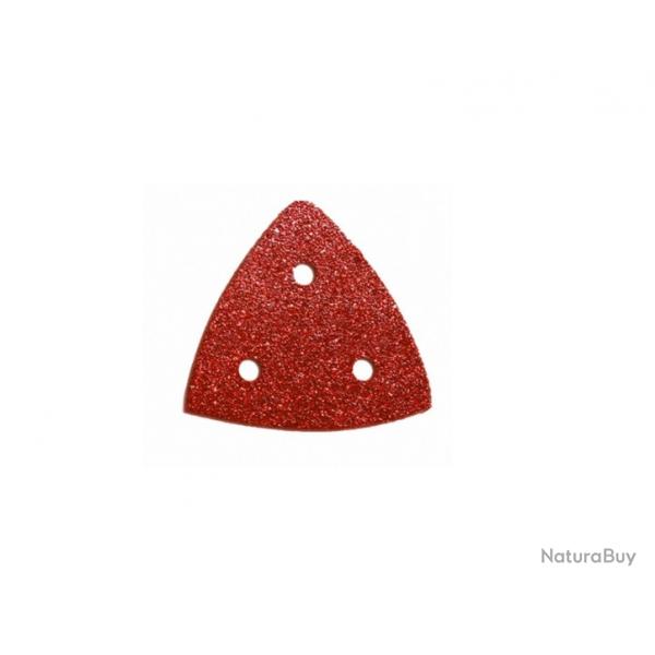 Lot de 10 patins triangulaires 80x80 mm GR 60 Corindon 402110.01 Leman