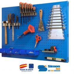 SimonRack - Panneau mural de rangement 1200x600mm Bleu - PANELCLICK 1200x600 Simon Rack