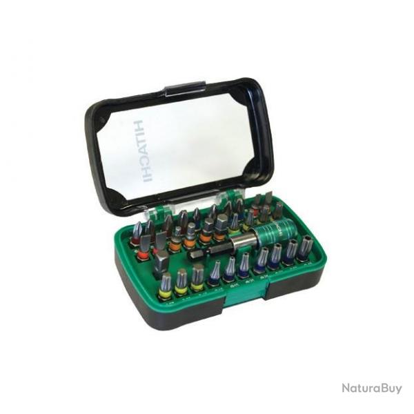 Coffret 32 embouts assortis 1/4 + p-embout magn. 750363 Hikoki