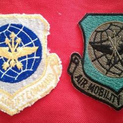 2 Patchs USAF / US Air Force Vietnam - AIR MOBILITY COMMAND