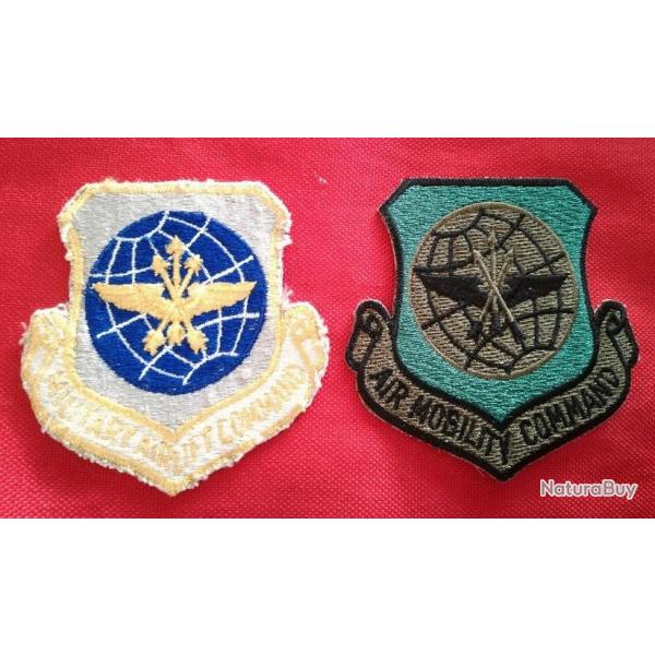 2 Patchs USAF / US Air Force Vietnam - AIR MOBILITY COMMAND