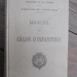 A SAISIR - Manuel du gradé d'infanterie 1932 950 pages en TBE
