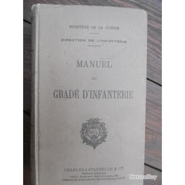 A SAISIR - Manuel du grad d'infanterie 1932 950 pages en TBE