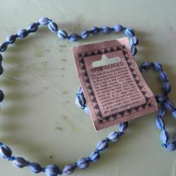 Collier Zulu à base de graines