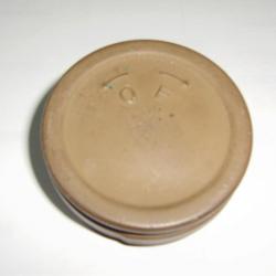 Boite et  Verre de rechange  pour masque a gaz Français A.N.P. 51 M 53