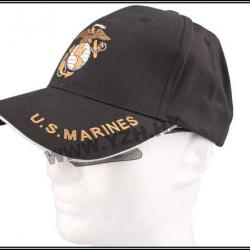 Casquette Baseball US Marines Noir (101 Inc)
