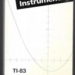 texas instruments ti-83 notice d'utilisation en français