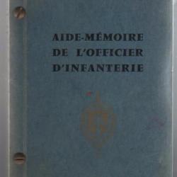 aide-mémoire de l'officier d'infanterie 1959