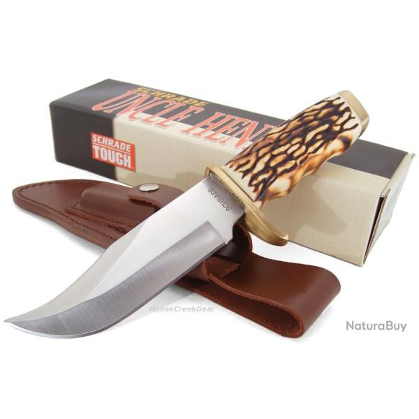 GROS BOWIE DE CHASSE LARGE LAME SCHRADE SCH171UH