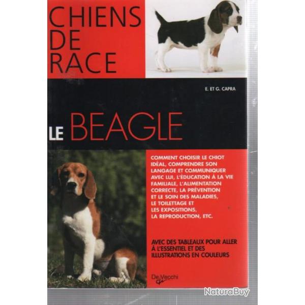Le beagle. chiens de race .  De Vecchi