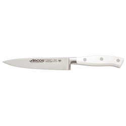 Couteau de cuisine forgé Arcos Riviera manche blanc 15 cm