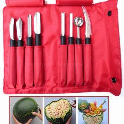 Trousse garnie 8 outils de décoration fruits et légumes Triangle