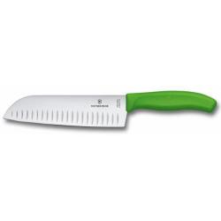 6.8526.17L4B couteau Santoku alvéolé Victorinox SwissClassic lame 17cm