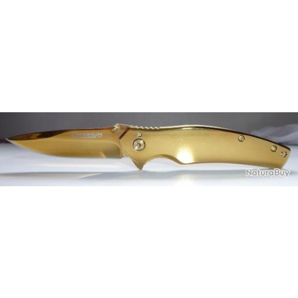 couteau de poche Boker Magnum Gold finger 01LG277